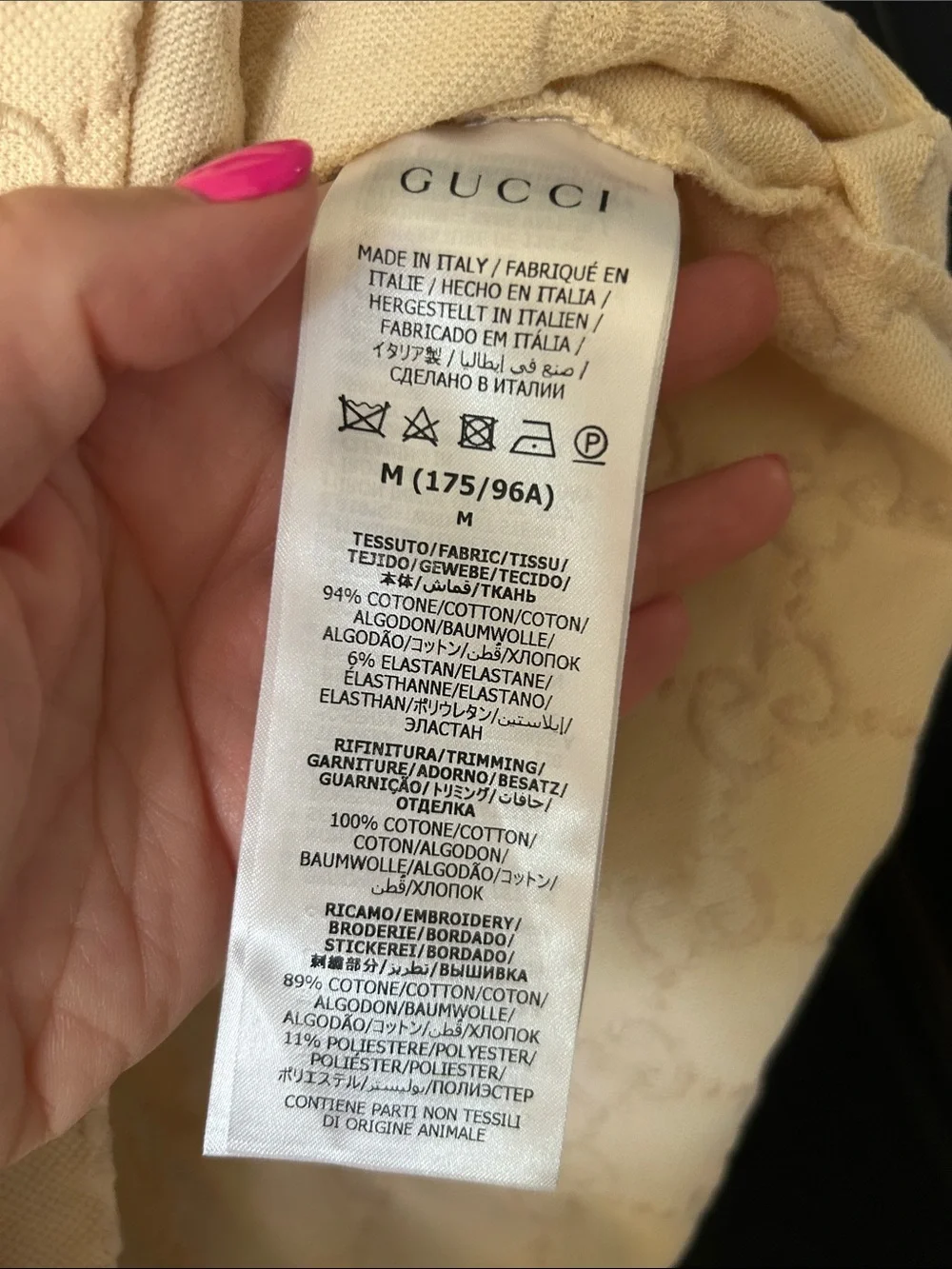 🖤Gucci GG cotton piquet polo shirt